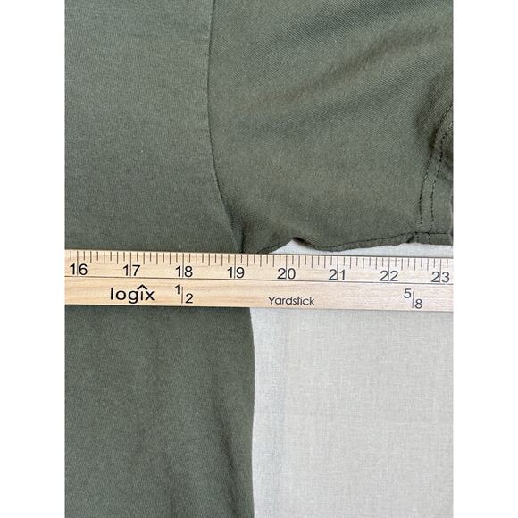 Smokey Bear Official License Cropped T Shirt Olive Green Women’s Large - Picture 3 of 16